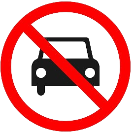 Símbolo de no conducir bajo los influjos del alcohol