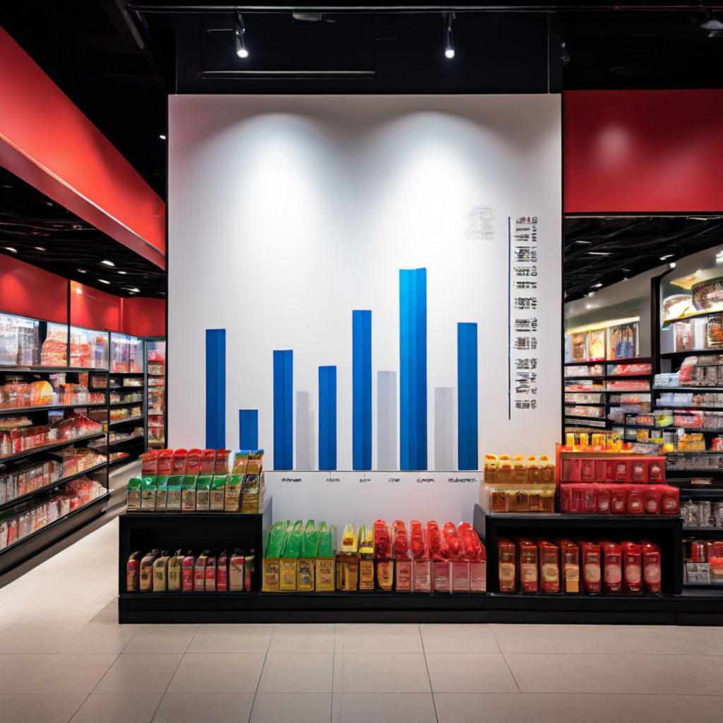 Imagen gráfica de la popularidad de tiendas chinas en el mercado mexicano