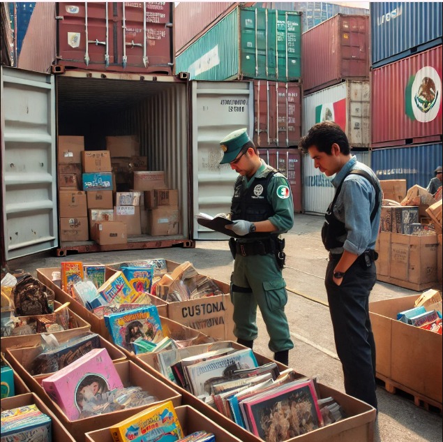 Inspección de mercancías en una aduana en el proceso de importación y Unidades de Inspección acreditada