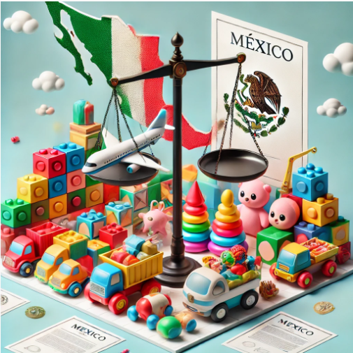 Juguetes importados a  México
Fábricas de juguetes en México  
Acuerdo comercial en México
 Comercialización de juguetes en territorio nacional 
Impulso del desarrollo y crecimiento económico
Relaciones comerciales 
