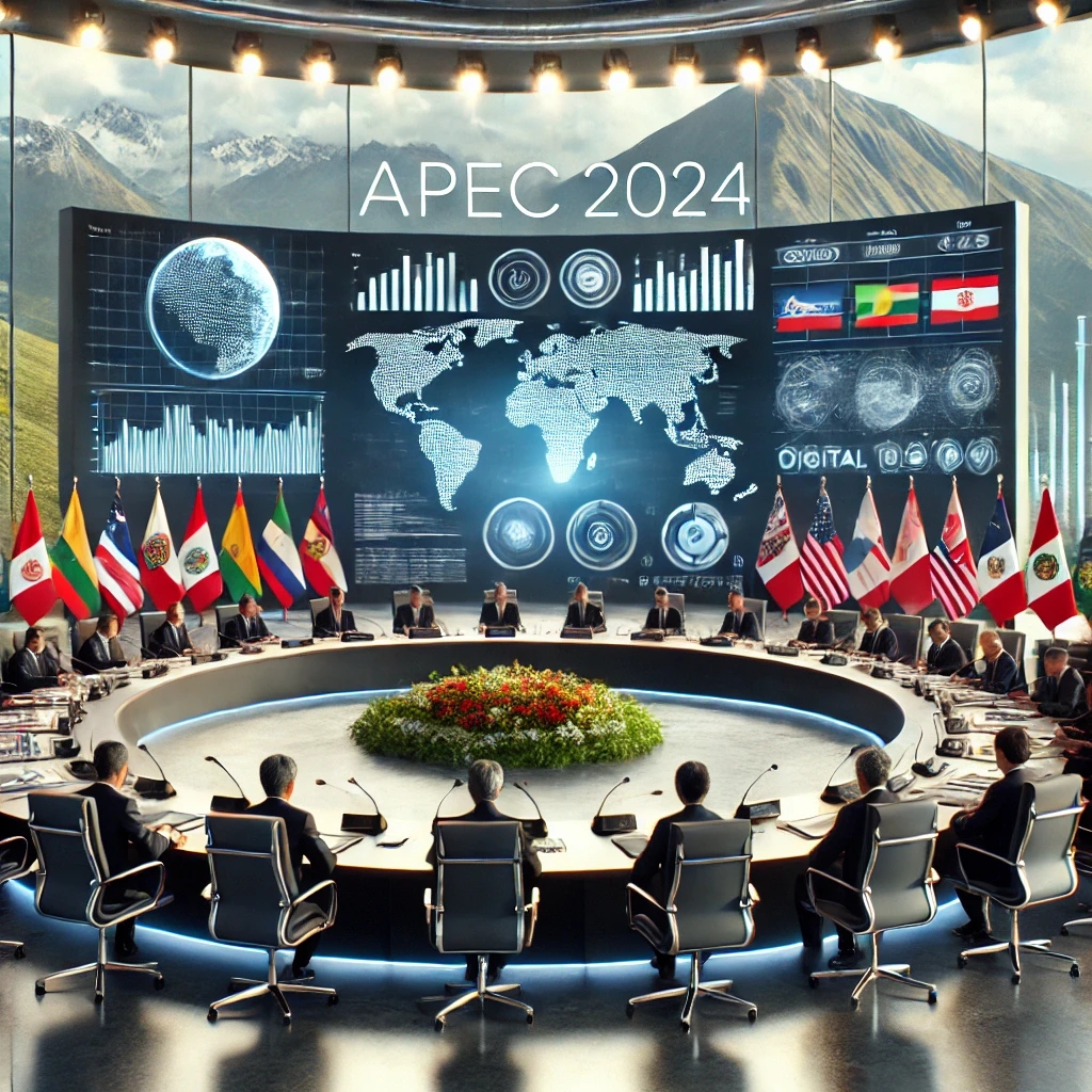 Foro de Cooperación Económica Asia-Pacífico
Cumbre APEC 2024 
Asia-Pacific Economic Cooperation
Perù
El foro reùne economias diversas
21 economias son miembros del APEC
PIB Global
APEC crecimiento económico