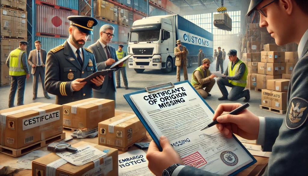 Multas y sanciones de no contar con un certificado de origen
Pago de aranceles por no tener un COO