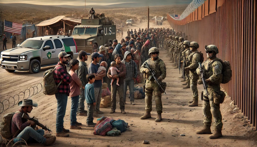 Trump ordena emergencia en la frontera y migración y despliega 1,500 soldados