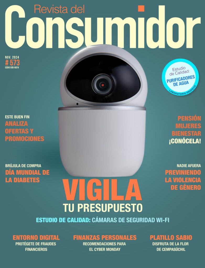 Estudio de Calidad de Profeco sobre cámaras de seguridad Wifi, noviembre 2024