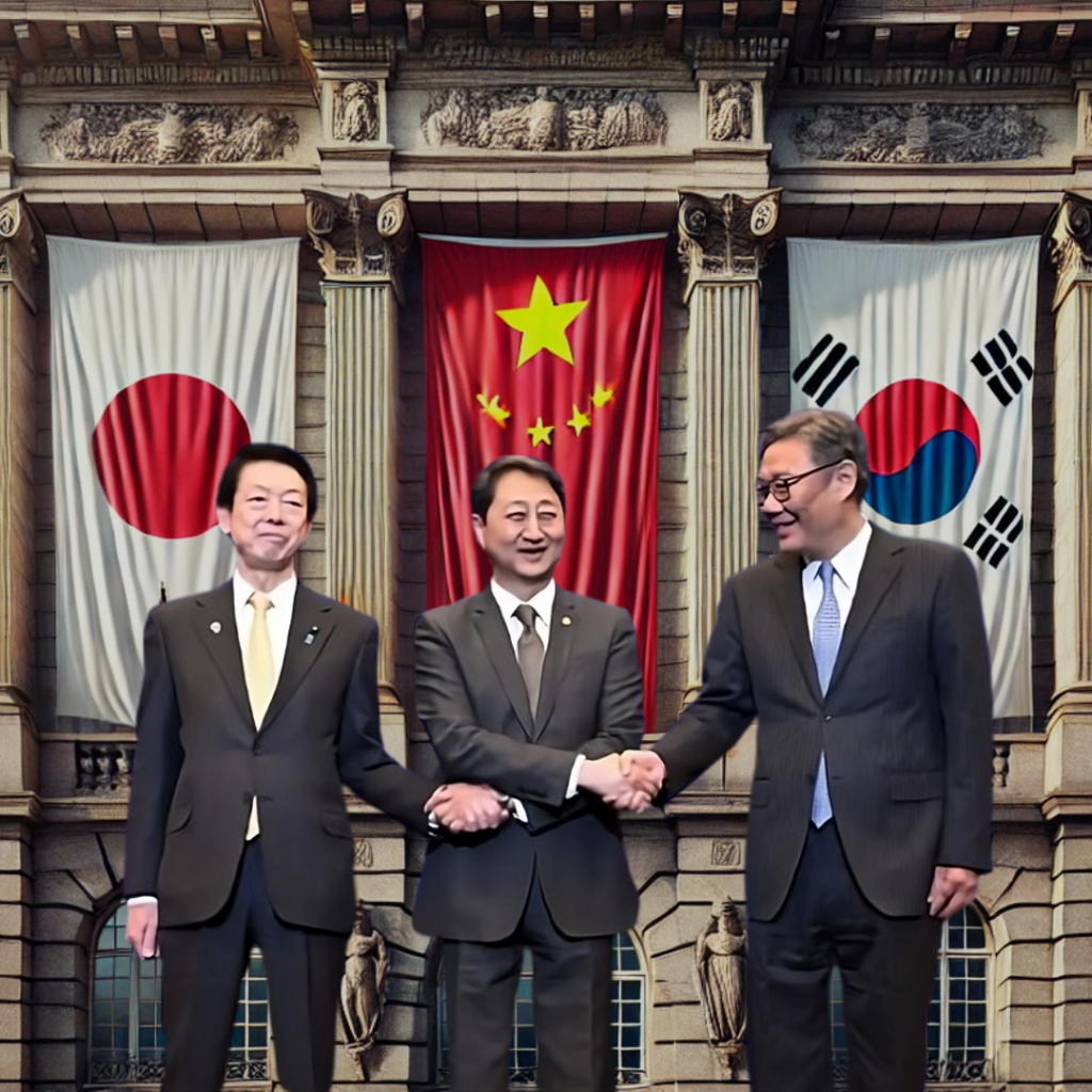 El tratado trilateral entre China, Japón y Corea del Sur que podría cambiar el comercio global