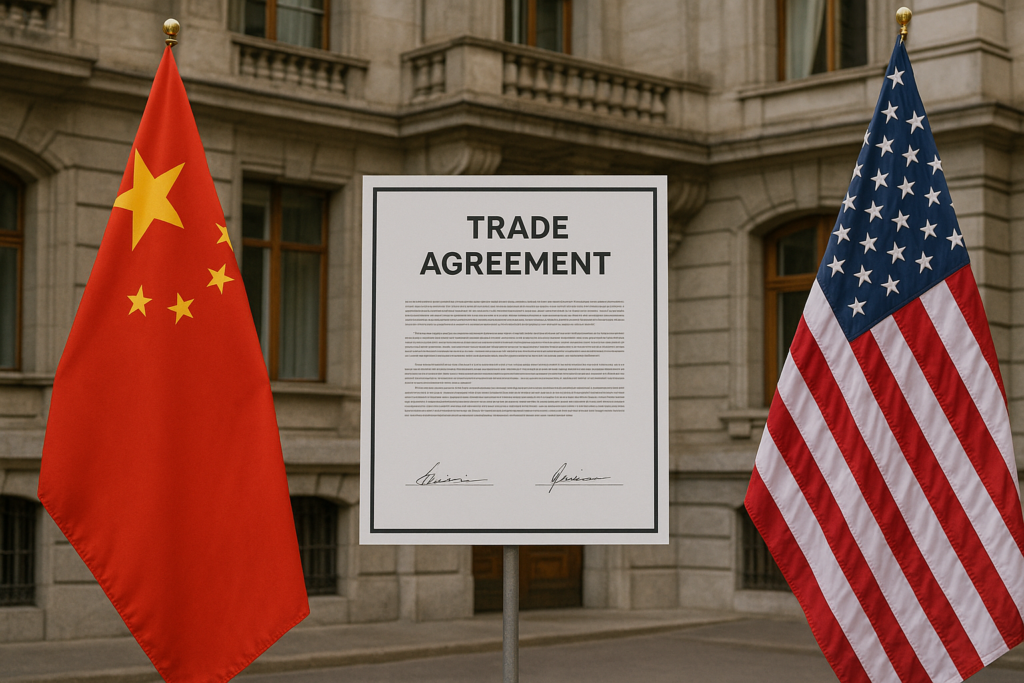 Acuerdo comercial entre China y Estados Unidos para reducir aranceles y mejorar el comercio global