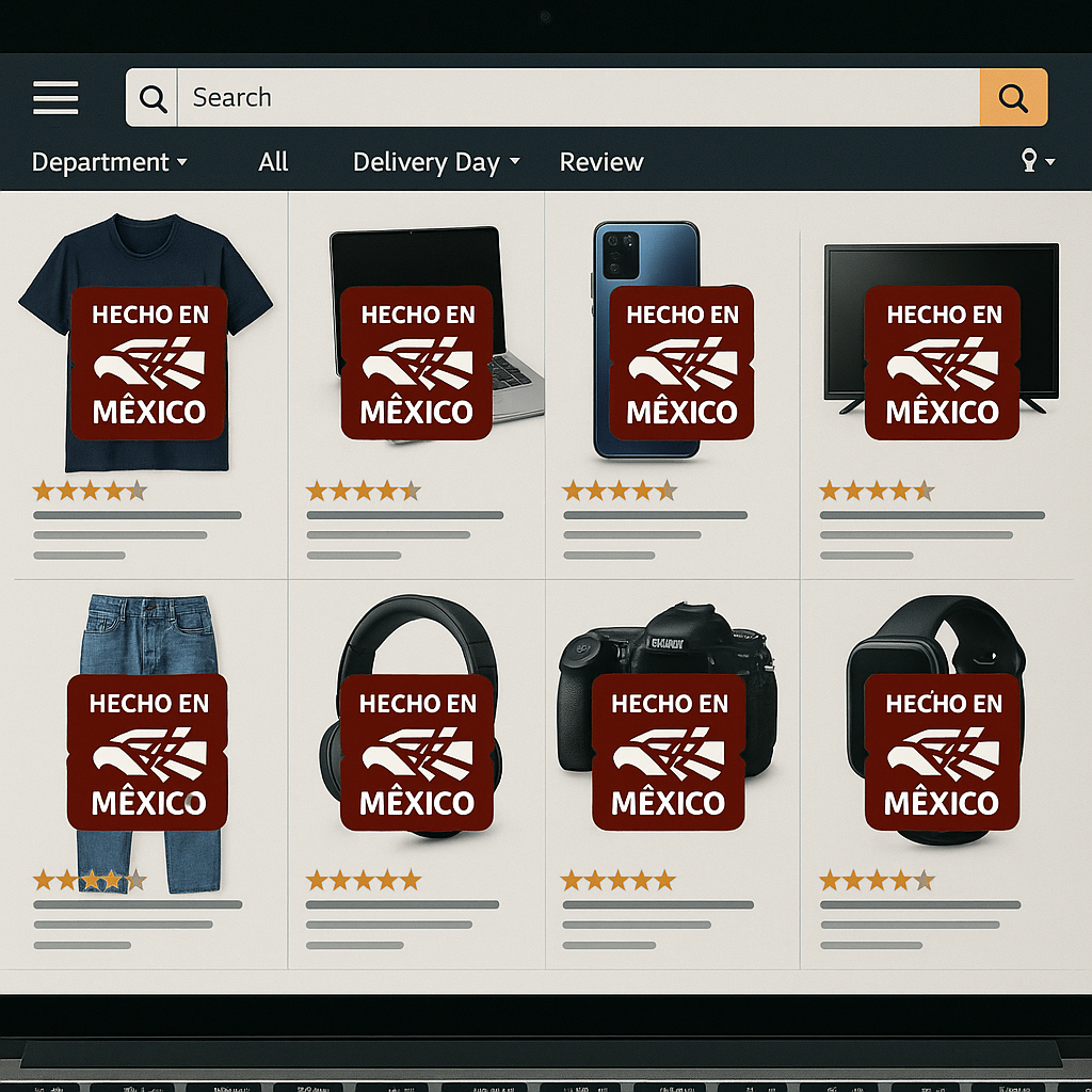 Plataformas digitales con el Acuerdo Voluntario para el Aumento de Productos Hechos en México