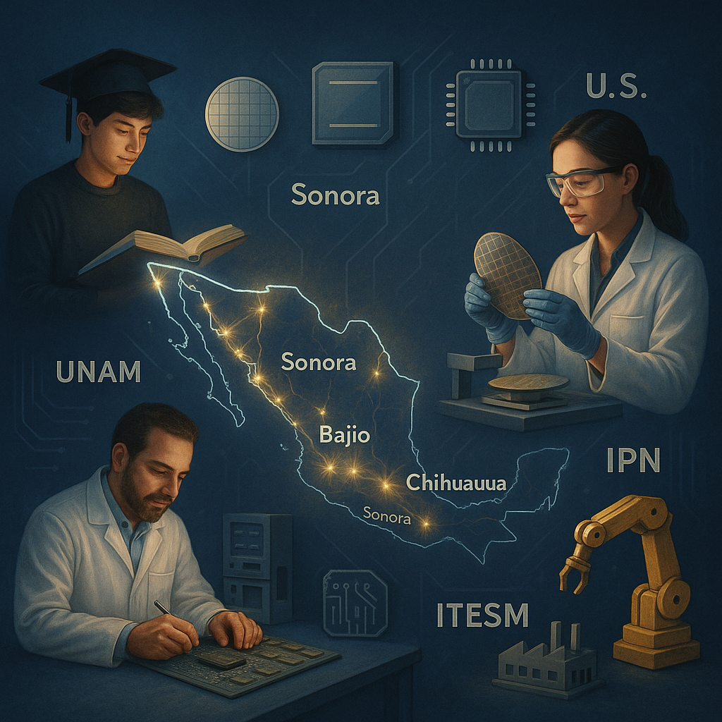 Talento mexicano, región fronteriza y aliados internacionales para semiconductores
Proyecto Kutsari