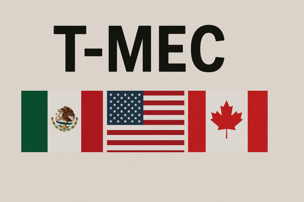 T-MEC
Tratado de Libre Comercio entre México, Estados Unidos y Canadá