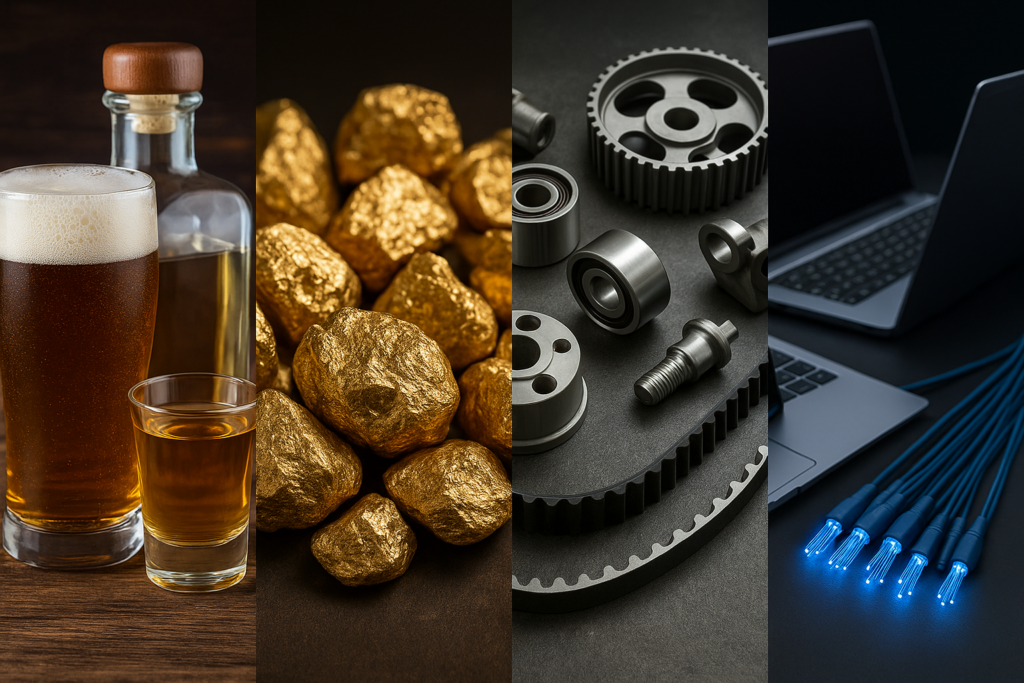 Sectores a los que impacto el nuevo requisito del Aviso Automático de Exportación
bebidas alcohólicas
Oro
Sector automotriz
Electrodomésticos y productos electrónicos
Componentes tecnológicos
Instrumental médico
Componentes industriales