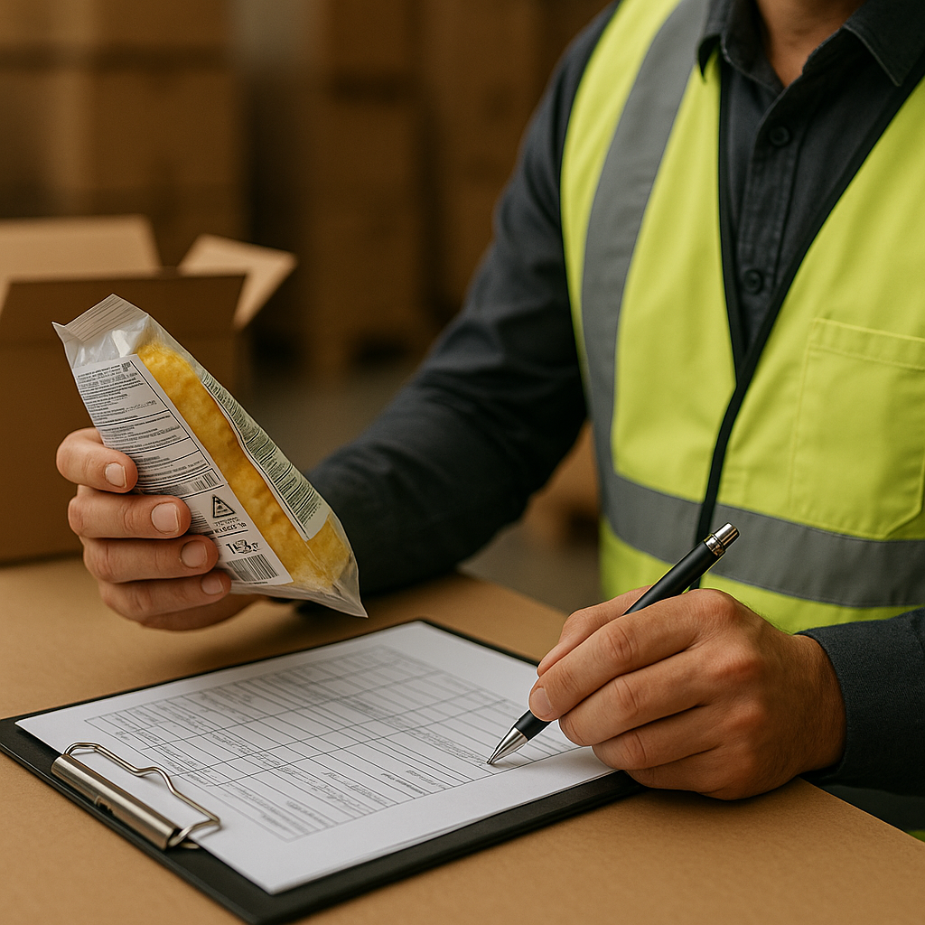 La inspección es un proceso técnico y formal mediante el cual se verifica, en un momento específico, si un producto o mercancía cumple con los requisitos establecidos por un Norma Oficial Mexicana (NOM)