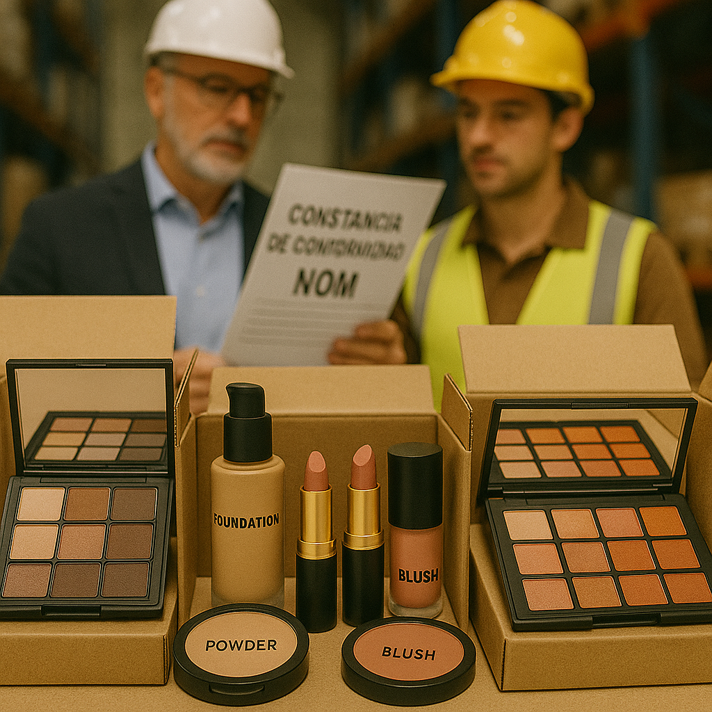 Inspección de mercancías bajo Normas Oficiales Mexicanas para cumplimiento normativo
Inspección acreditada de cosméticos
Proceso de inspección por UIA con certificación en información comercial