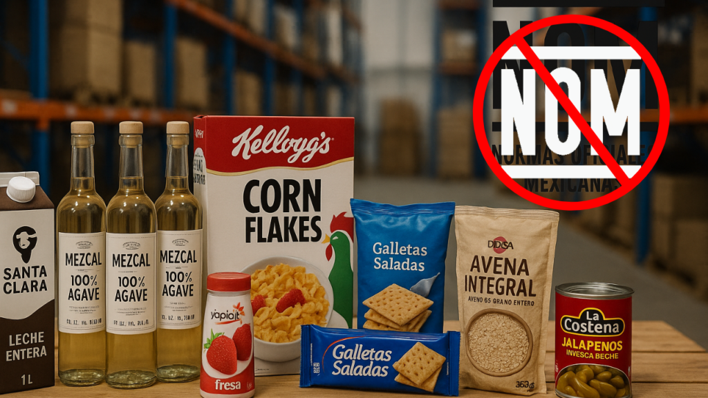 El incumplimiento de las NOMs de información comercial no es solo un asunto técnico o de formato.
Mercancía para inspección de cumplimiento normativo bajo la NOM-051 