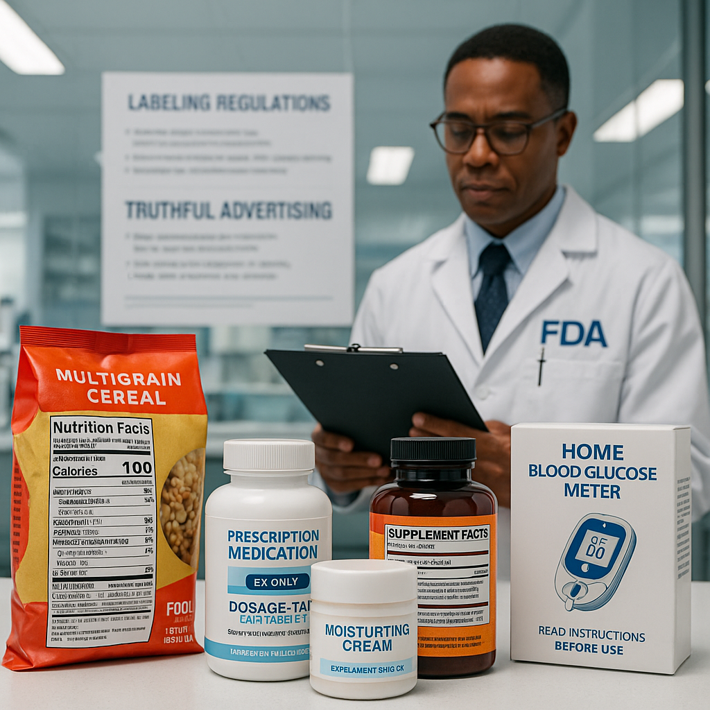 Protección a la salud pública asegurándose de que los alimentos, medicamentos, dispositivos médicos, cosméticos, suplementos dietéticos y productos de tabaco sean seguros y efectivos. 

Regulación y cumplimiento