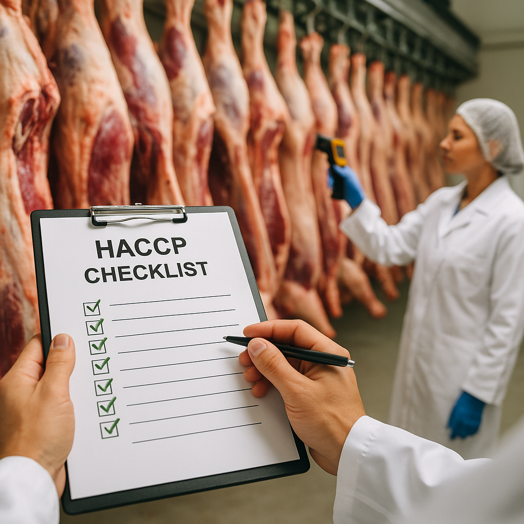 Muchos alimentos necesitan certificaciones o inspecciones específicas que demuestren su calidad e inocuidad. Estas certificaciones no solo abren la puerta al mercado estadounidense, sino que también generan confianza en importadores, distribuidores y consumidores.

HACCP (Hazard Analysis and Critical Control Points)