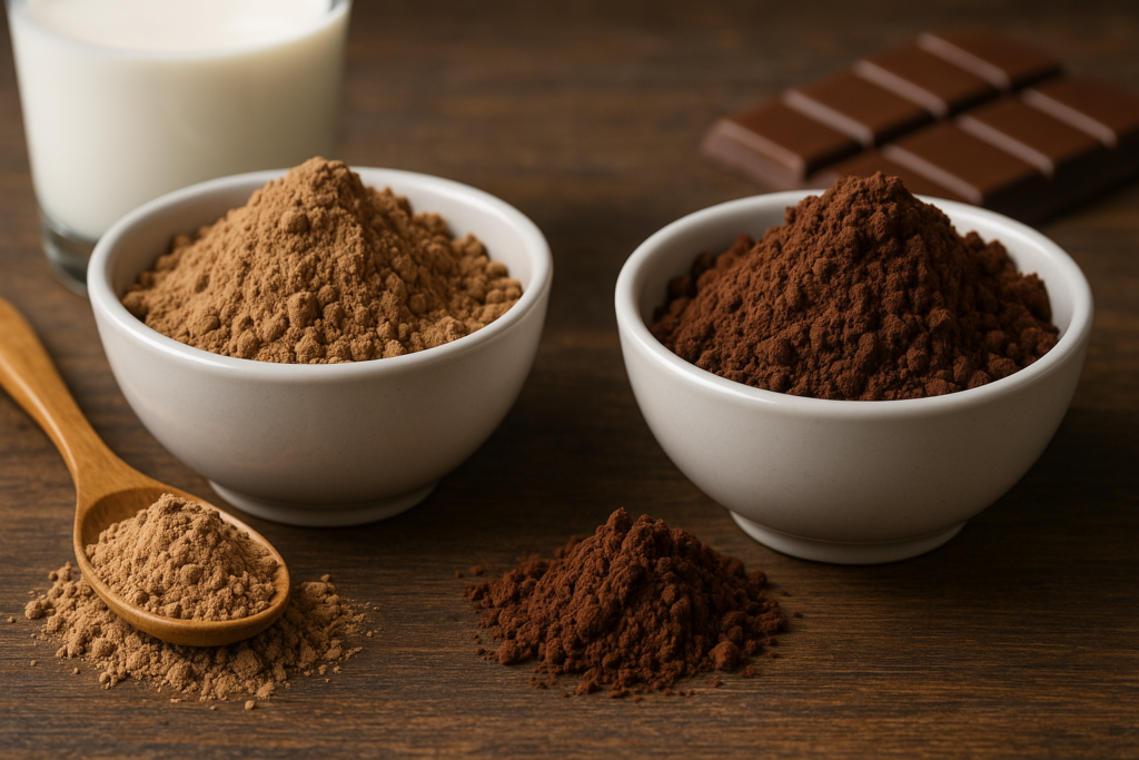 Chocolate en polvo vs cocoa: ¿es lo mismo?
