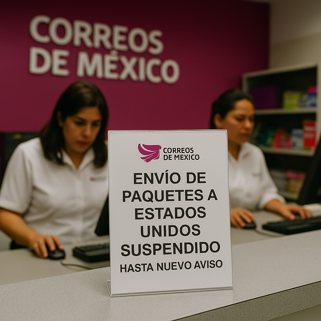 La decisión de Correos de México para la suspensión de envíos por exención de aranceles para paquetes de valor por debajo de los $800 USD por parte de Estados Unidos