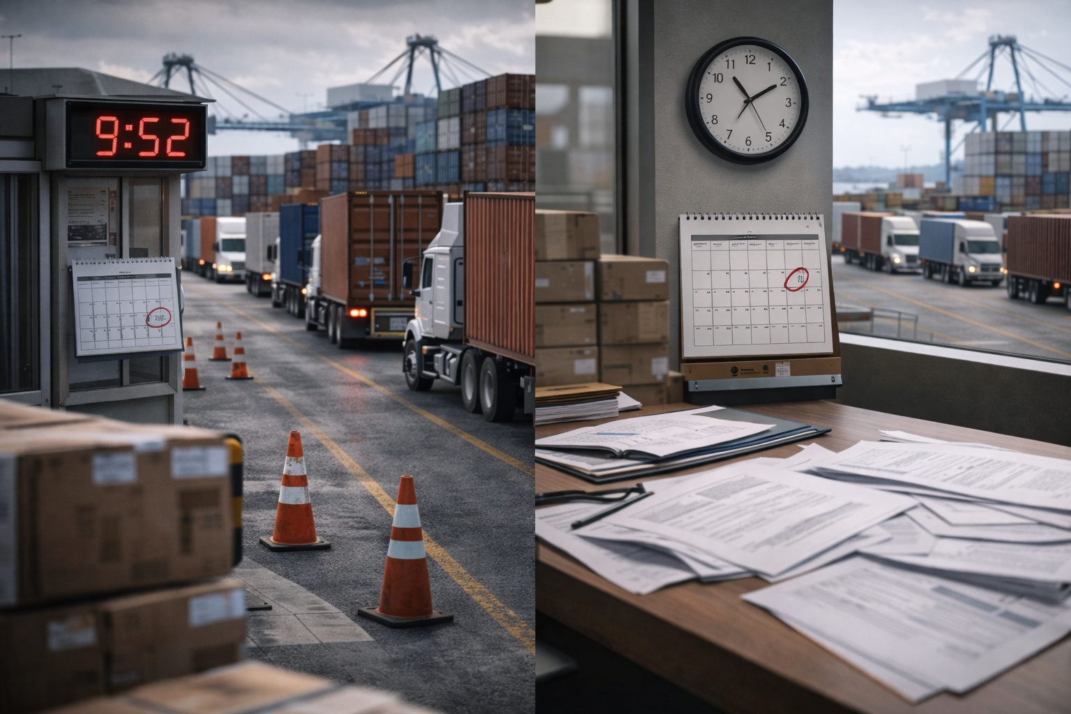 Impacto del aviso automático en la operación de sectores del comercio, mostrando retrasos