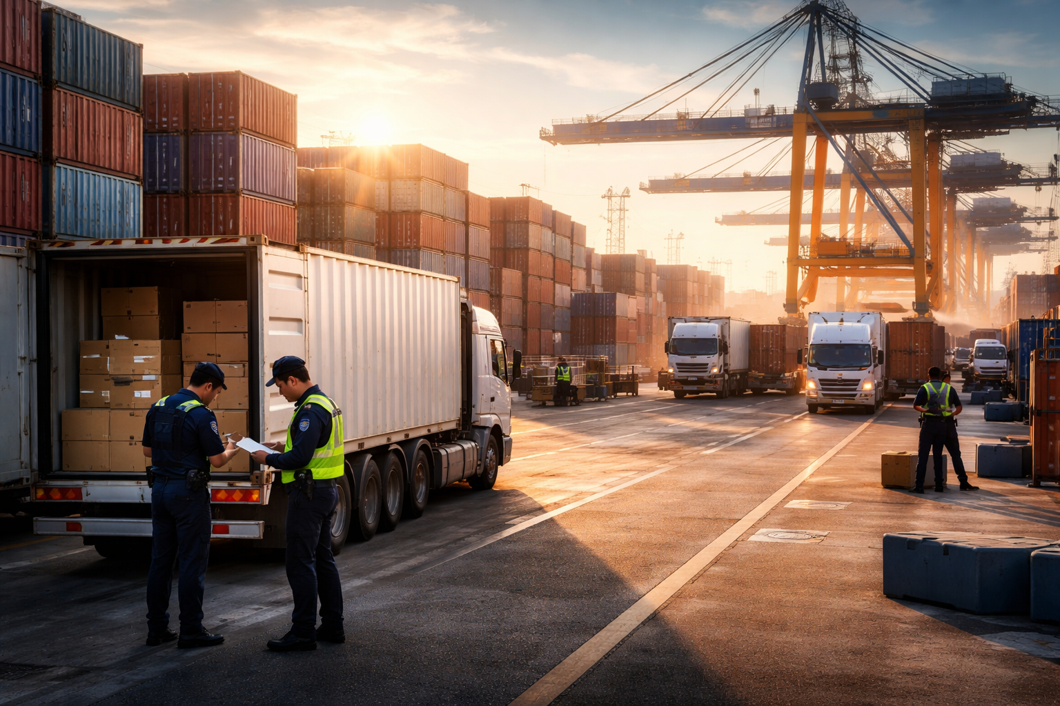 Operaciones en puerto con revisión de mercancía en el contexto de que cambia con la Reforma a la Ley Aduanera