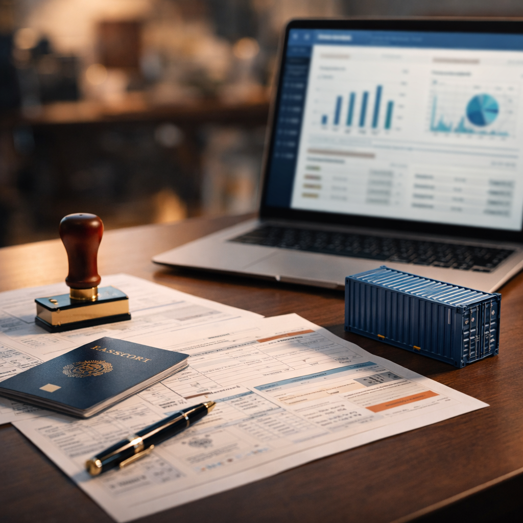 Documentación de importación de mercancía con enfoque en cumplimiento y control en aduanas
