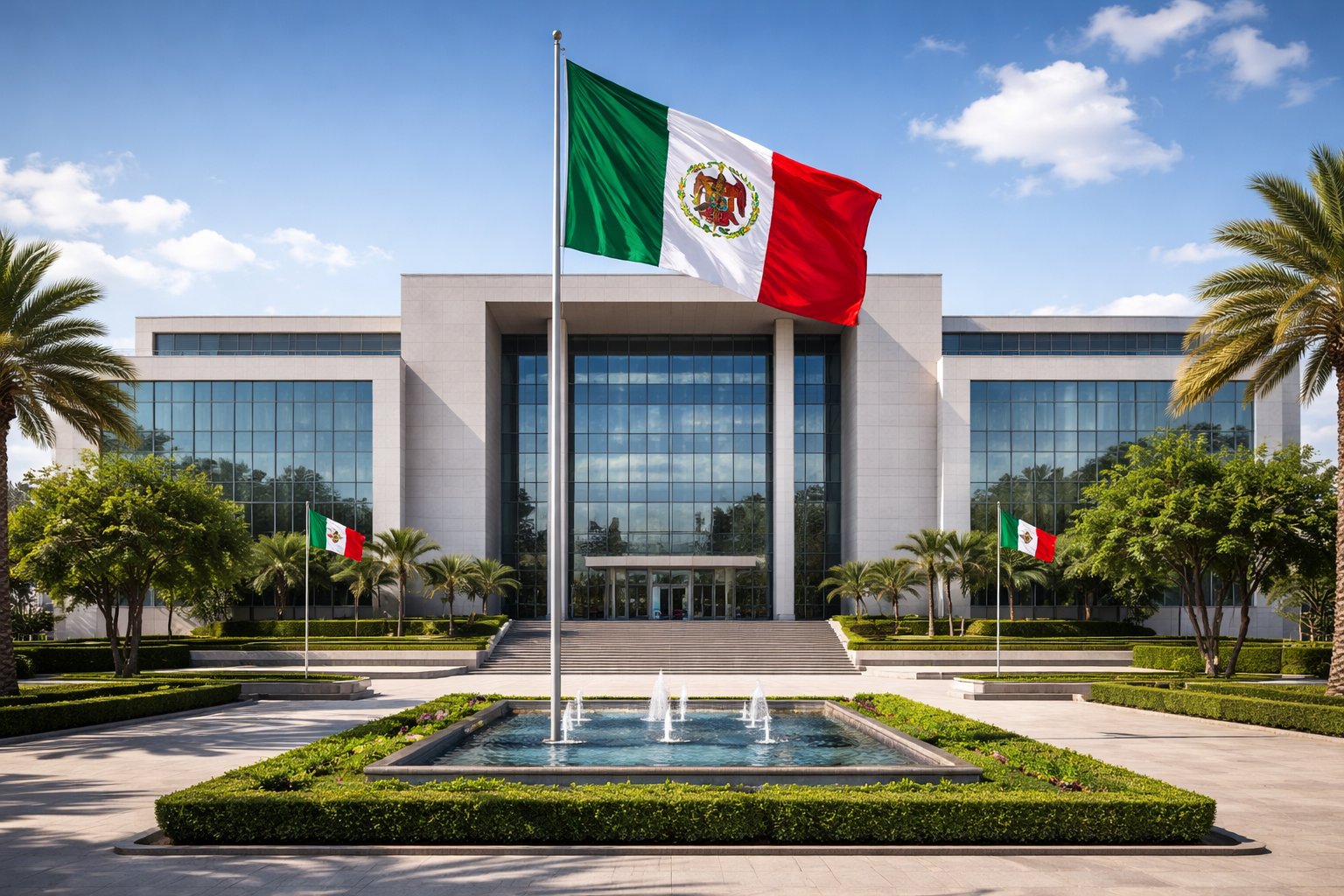 Edificio institucional en México relacionado con la Reforma a la Ley Aduanera y regulación del comercio exterior