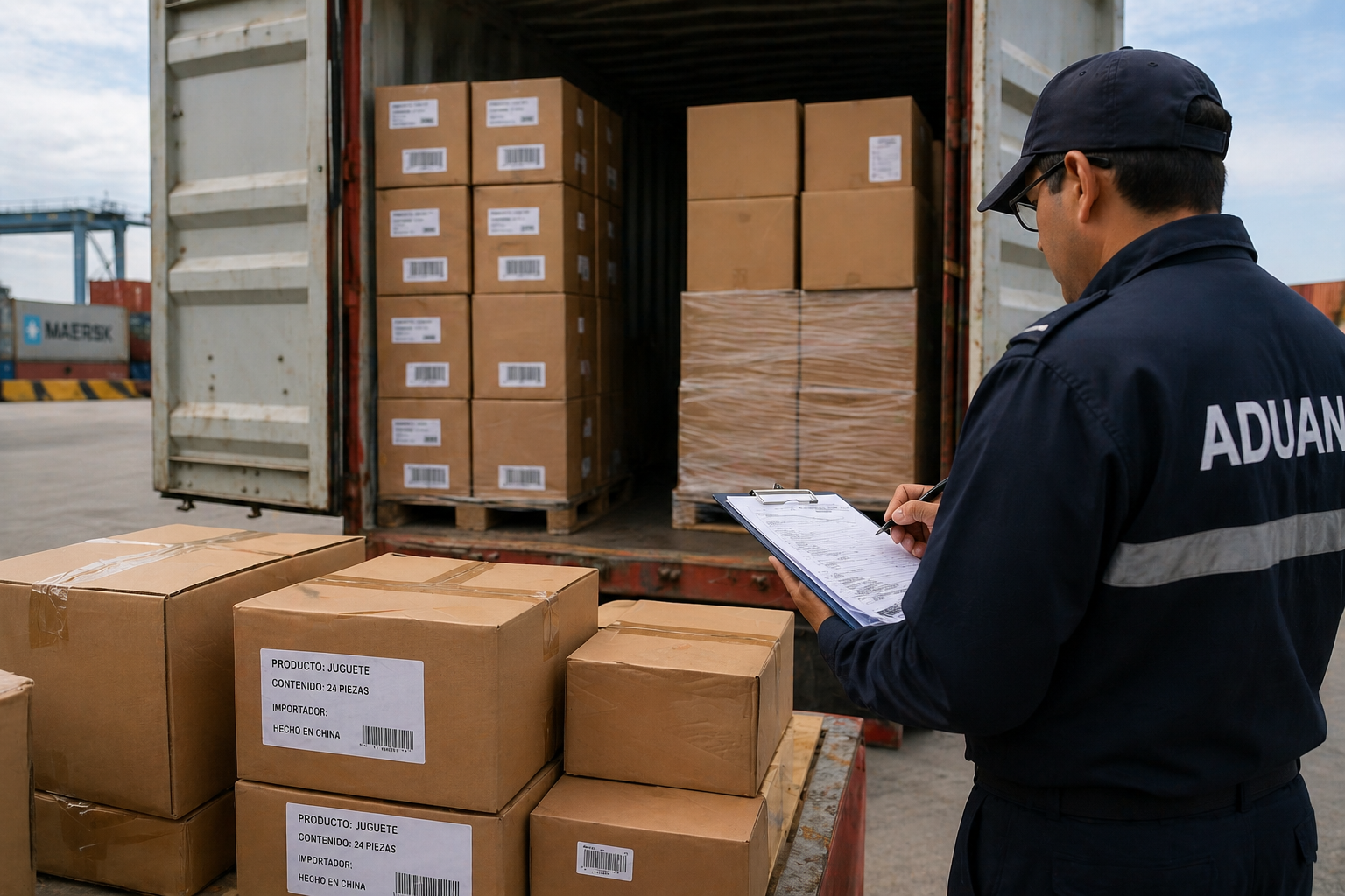 Inspección de mercancía importada en contenedor como parte del proceso para dictamen de cumplimiento NOM
Constancia de Conformidad