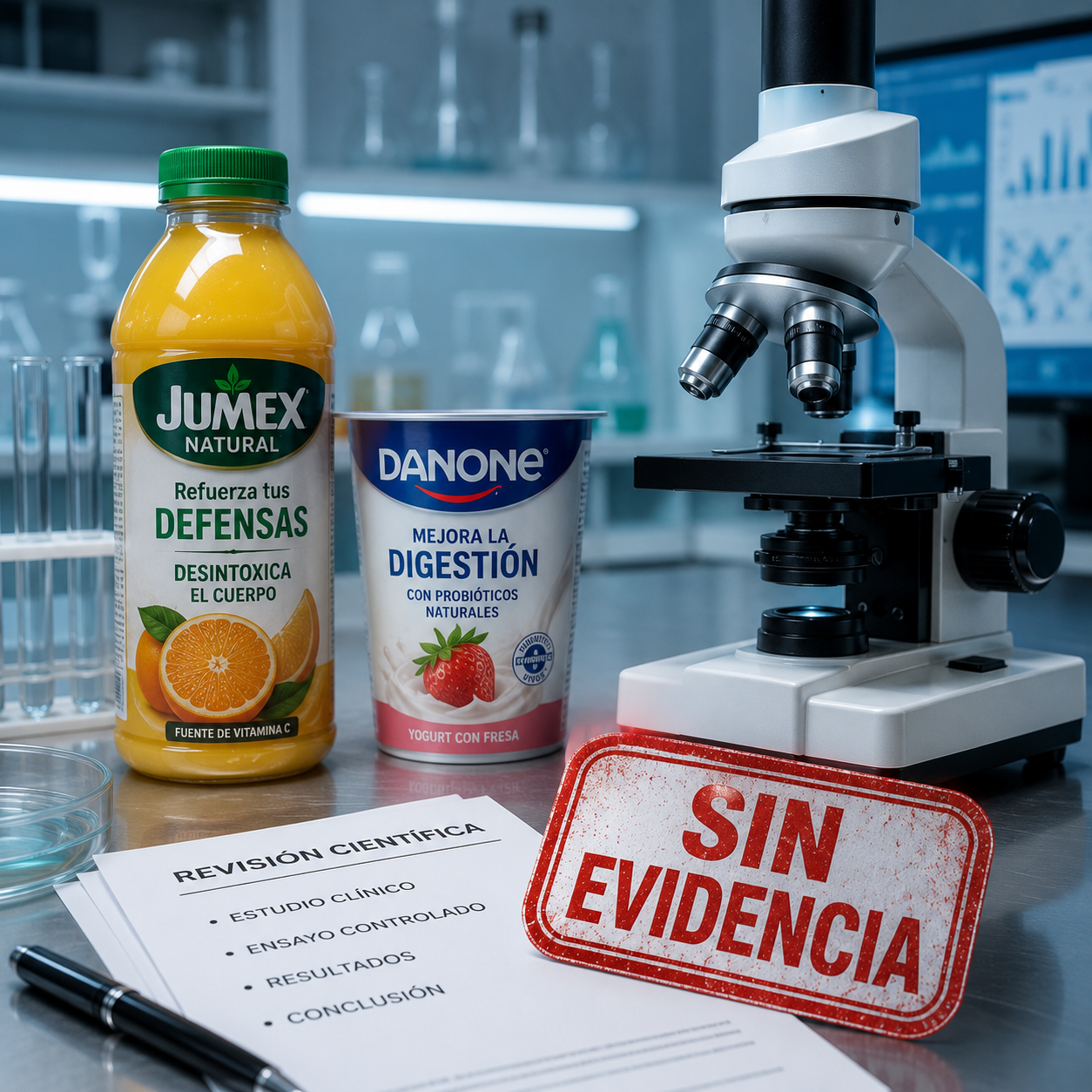 Productos que fueron analizados en laboratorio para ver si cumplen con las características mencionadas en la etiqueta. 