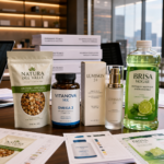 Alimento, suplemento, cosmético y producto de aseo terminados después de completar su revisión técnica y regulación de productos.